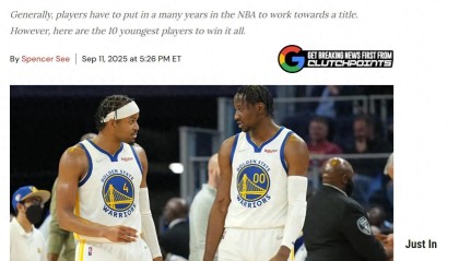 bob半岛体育官方入口-勇士批量生产！美媒晒最年轻冠军得主TOP10：魔术师第5库明加第2